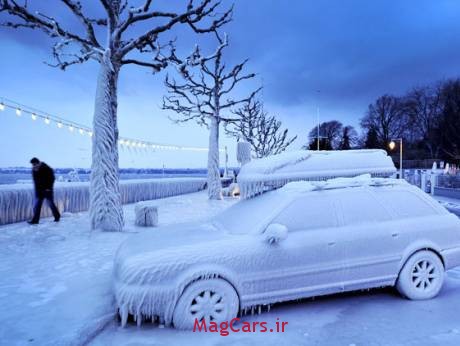 آموزش روشن و گرم کردن خودرو در هوای سرد (3)