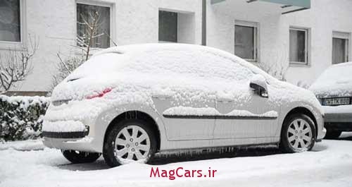 گرم کردن درجا ماشین در فصل زمستان (2)